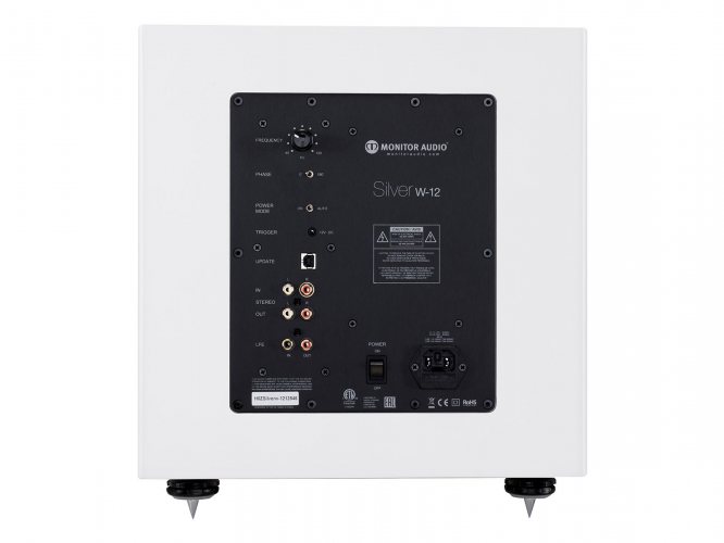 Monitor Audio Silver W-12 (Satin White) задняя панель